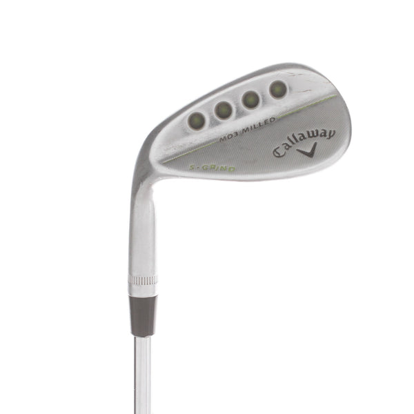 Callaway MD3 Steel Mens Left Hand Gap Wedge 52* 10 Bounce S Grind Wedge - Dynamic Gold