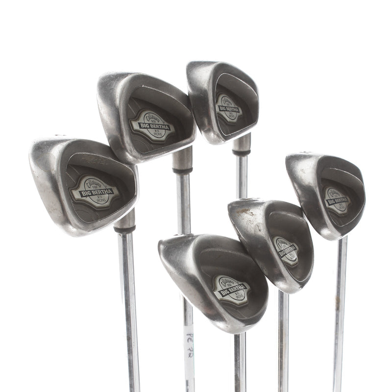 Callaway Big Bertha X-12 Steel Mens Right Hand Irons 6-SW Regular - Callaway