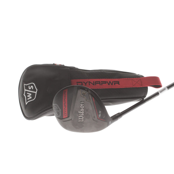 Wilson Staff Dynapower Graphite Mens Left Hand Fairway 3 Wood 15* Regular - HZRDUS RDX Smoke 5.5 60G