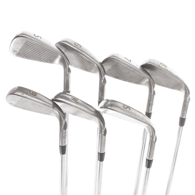 Ping G Steel Mens Left Hand Irons 5-SW Yellow Dot Regular - Ping AWT 2.0