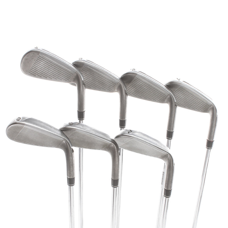 TaylorMade Speedblade Steel Mens Left Hand Irons 4-PW Regular - TaylorMade 85G