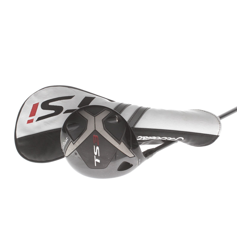 Titleist TS3 Graphite Mens Left Hand Driver 9.5* Stiff - Hzrdus Smoke Black 6.0 60g