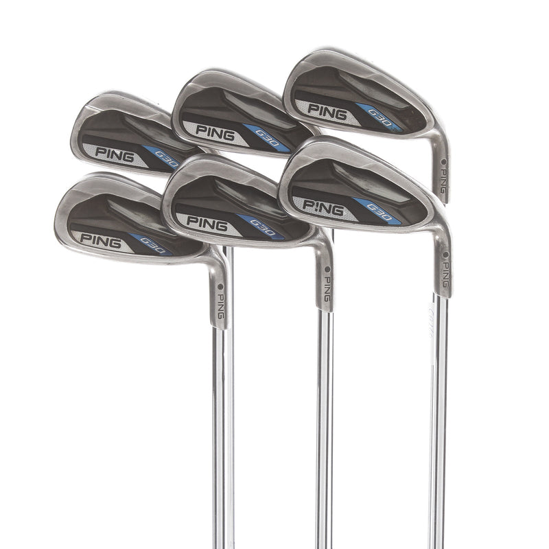 Ping G30 Steel Mens Right Hand Irons 5-PW Black Dot Regular - Ping CFS Distance