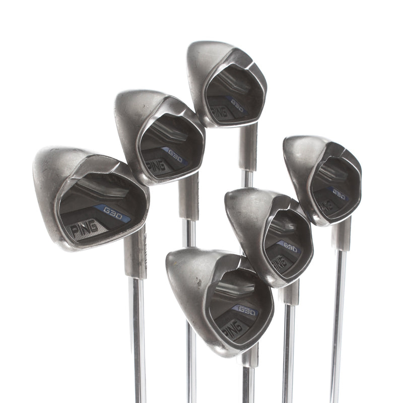 Ping G30 Steel Mens Right Hand Irons 5-PW Black Dot Regular - Ping CFS Distance