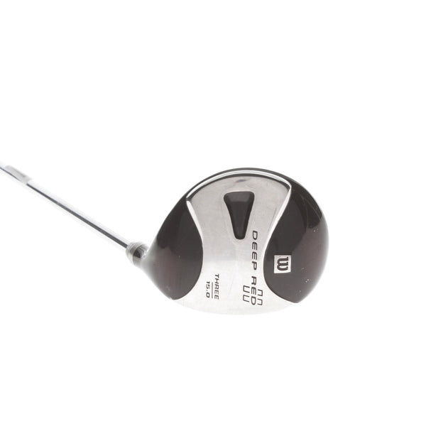 Wilson Staff Deep Red Steel Mens Right Hand Fairway 3 Wood 15* Regular - Dynamic Gold