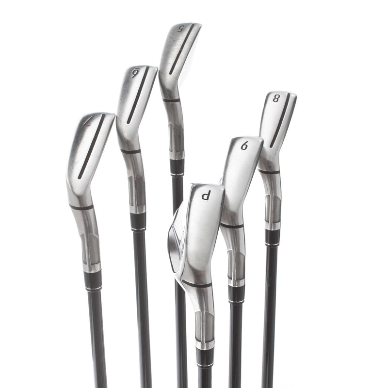 TaylorMade Stealth Graphite Mens Right Hand Irons 5-PW Regular - Fujikura Ventus Red 6-R