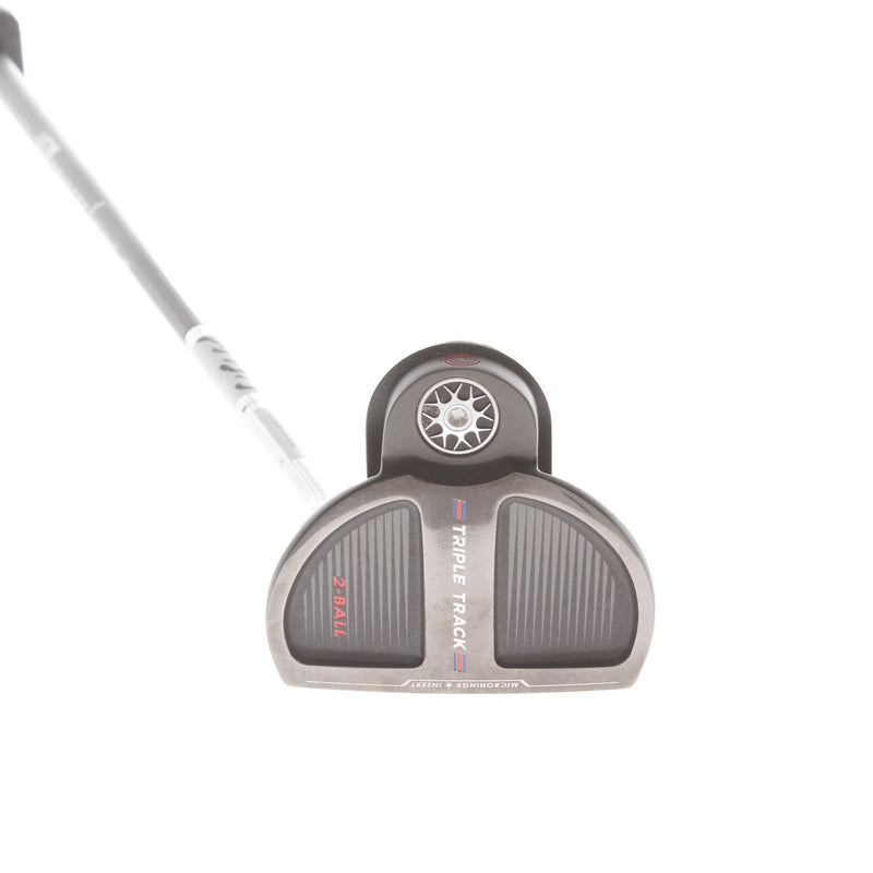 Odyssey 2-Ball Triple Track Mens Right Hand Putter 34" Mallet Stroke Lab - Super Stroke FATSO 5.0
