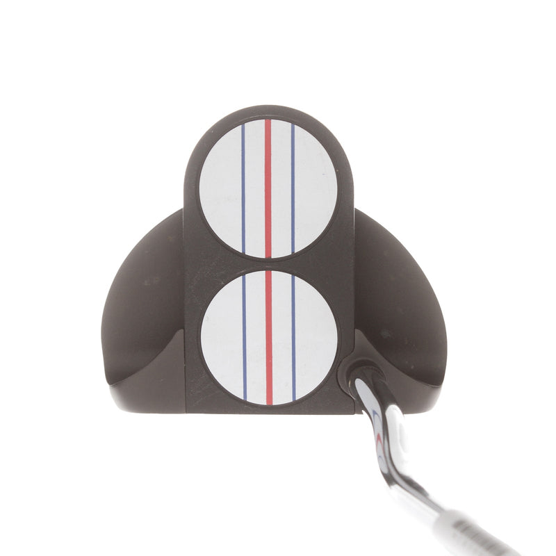 Odyssey 2-Ball Triple Track Mens Right Hand Putter 34" Mallet Stroke Lab - Super Stroke FATSO 5.0