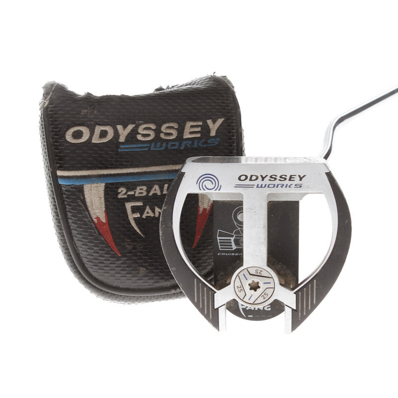 Odyssey Works 2-Ball Fang Mens Right Hand Putter 38" Mallet Odyssey - Super Stroke