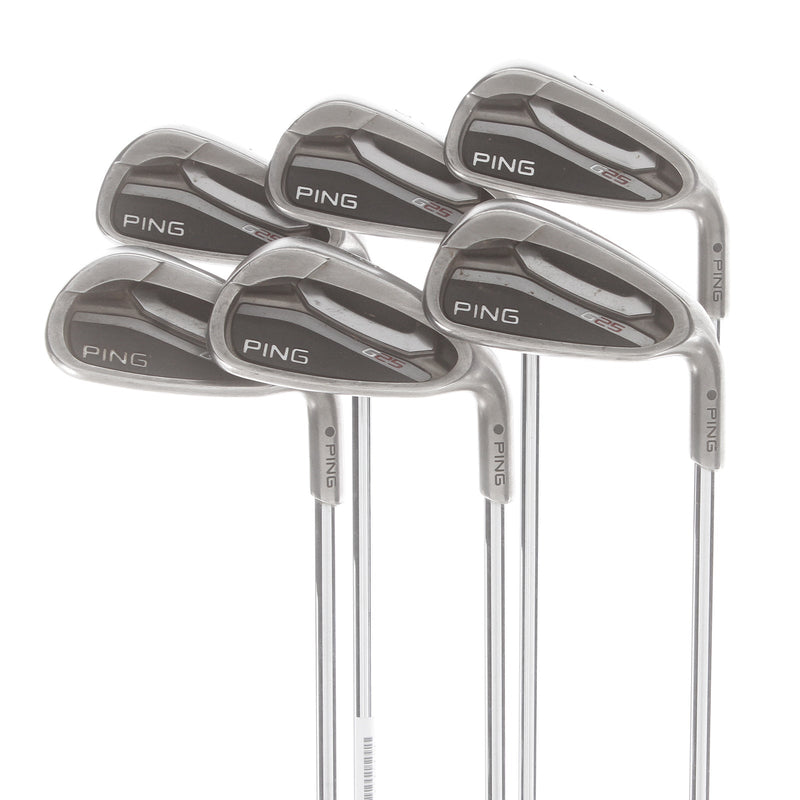 Ping G25 Steel Mens Right Hand Irons 5-PW Black Dot Soft Regular - Ping CFS