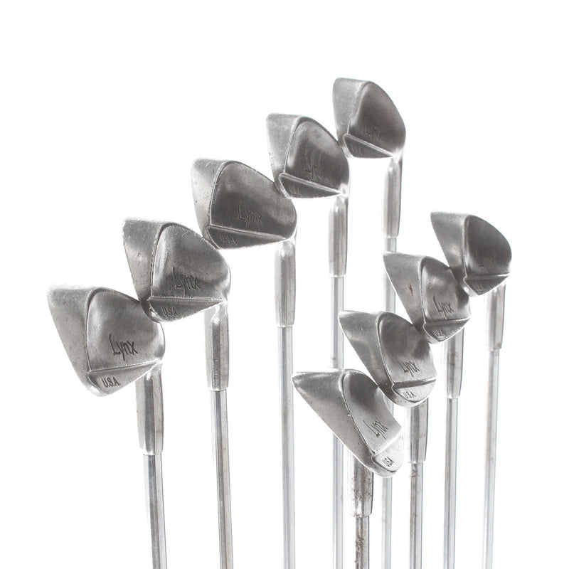 Lynx USA Steel Mens Right Hand Irons 3-SW Regular - True Temper