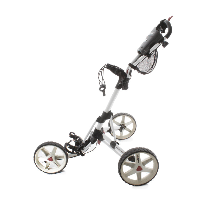 Clicgear 3.5+ 3-Wheel Push/Pull Trolley - Black/White