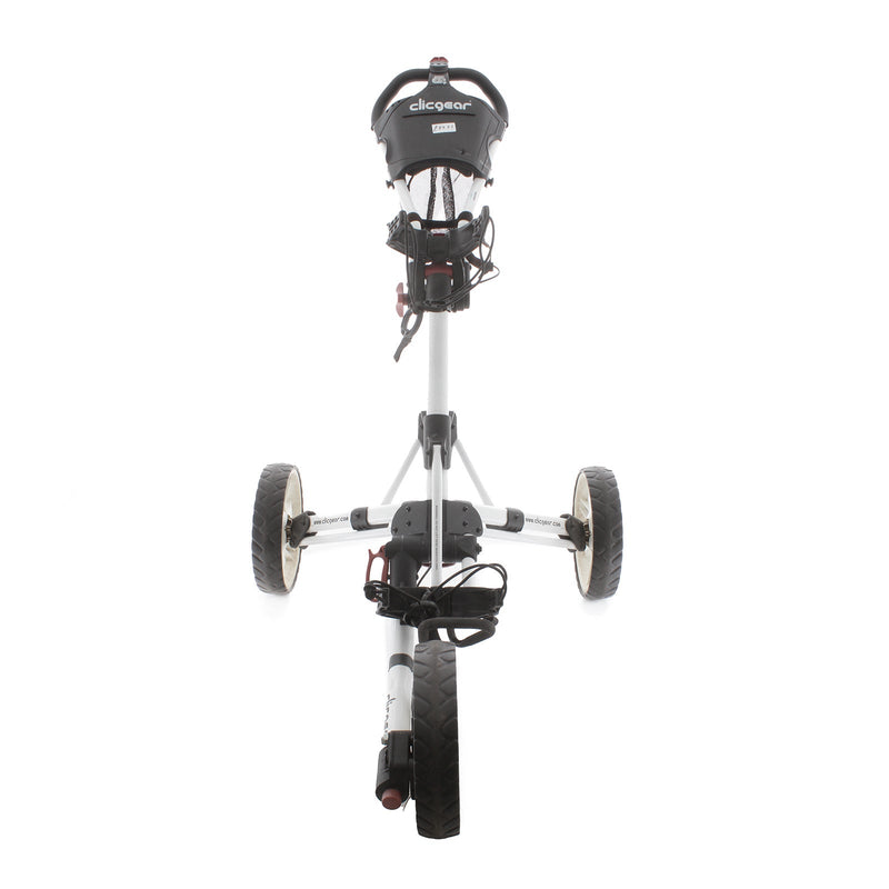 Clicgear 3.5+ 3-Wheel Push/Pull Trolley - Black/White