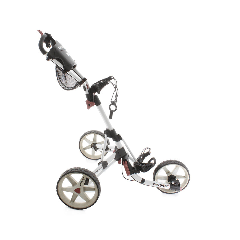 Clicgear 3.5+ 3-Wheel Push/Pull Trolley - Black/White