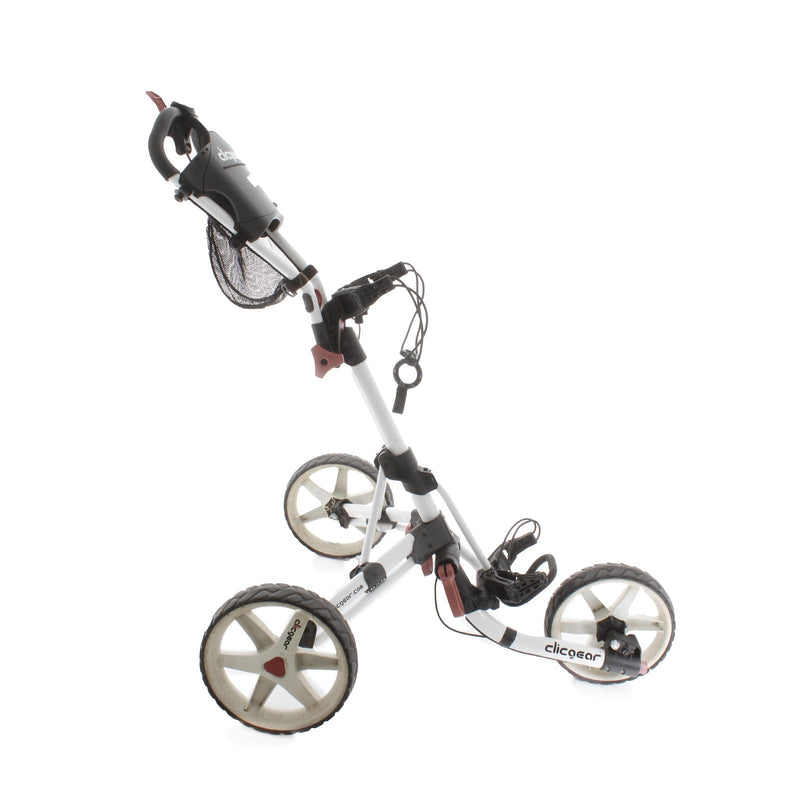Clicgear 3.5+ 3-Wheel Push/Pull Trolley - Black/White
