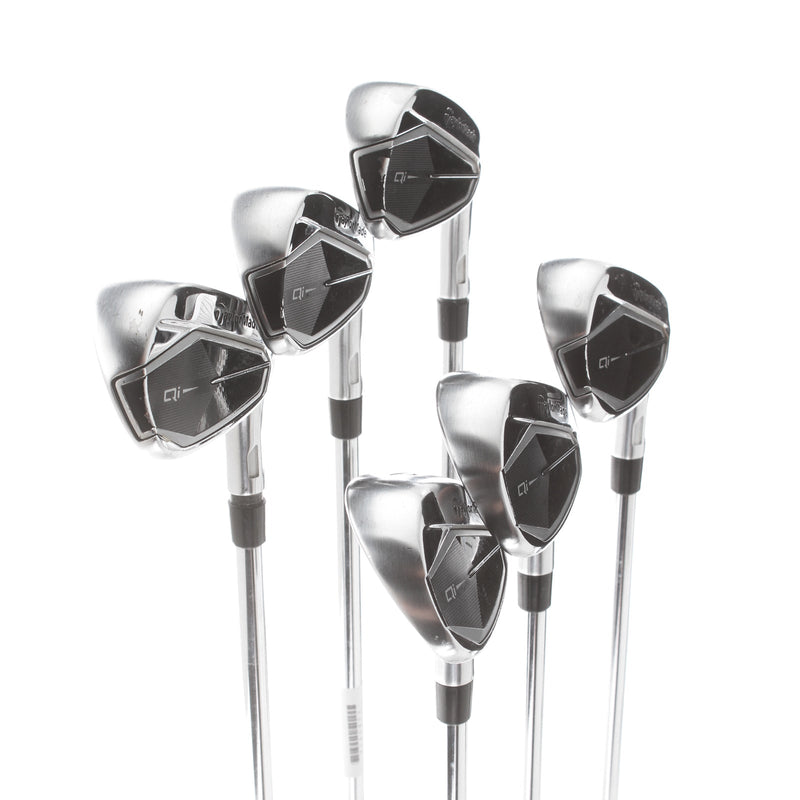 TaylorMade Qi Steel Mens Right Hand Irons 5-PW Regular - KBS Max 85