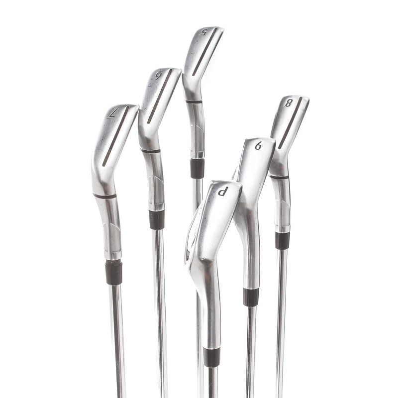 TaylorMade Qi Steel Mens Right Hand Irons 5-PW Regular - KBS Max 85