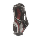Wilson Deep Red Stand Bag - Black/Red