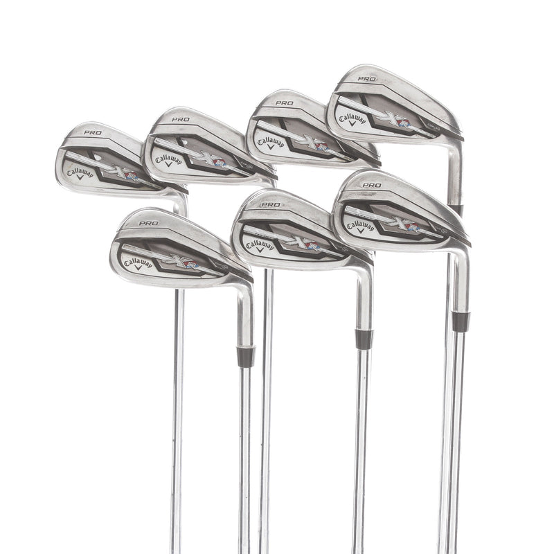 Callaway XR Pro Steel Mens Right Hand Irons 4-PW Stiff - KBS Tour-V