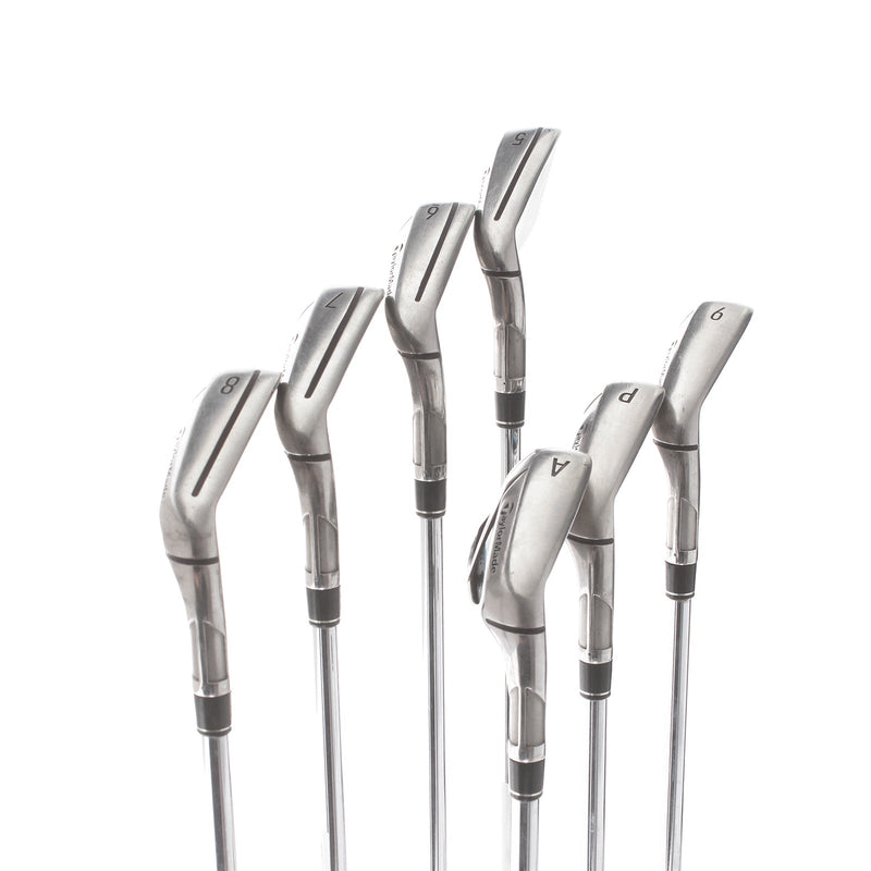 TaylorMade Sim Max OS Steel Mens Right Hand Irons 5-AW Stiff - KBS Max 85