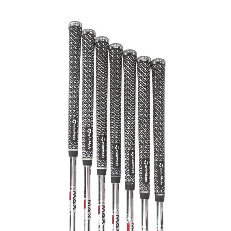 TaylorMade Sim Max OS Steel Mens Right Hand Irons 5-AW Stiff - KBS Max 85