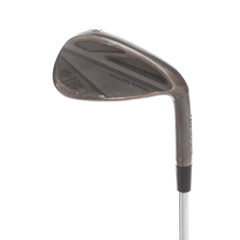 TaylorMade Milled Grind Hi-Toe Steel Mens Right Hand Sand Wedge 56* 10 Bounce Regular - KBS Hi-Rev 115 2.0