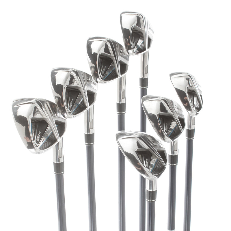 TaylorMade Sim Max Graphite Mens Right Hand Irons 5-SW Stiff - Fujikura Ventus Blue 7-S