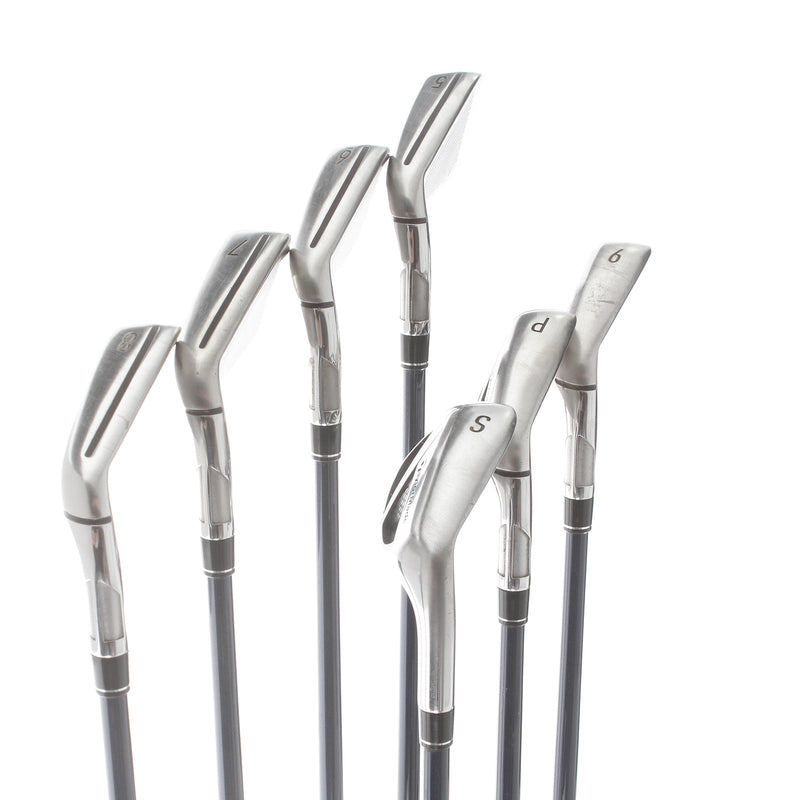 TaylorMade Sim Max Graphite Mens Right Hand Irons 5-SW Stiff - Fujikura Ventus Blue 7-S