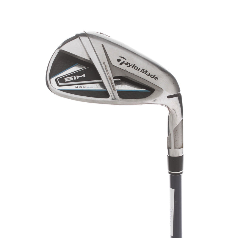 TaylorMade Sim Max Graphite Mens Right Hand Approach Wedge 49* Stiff - Fujikura Ventus 7-S
