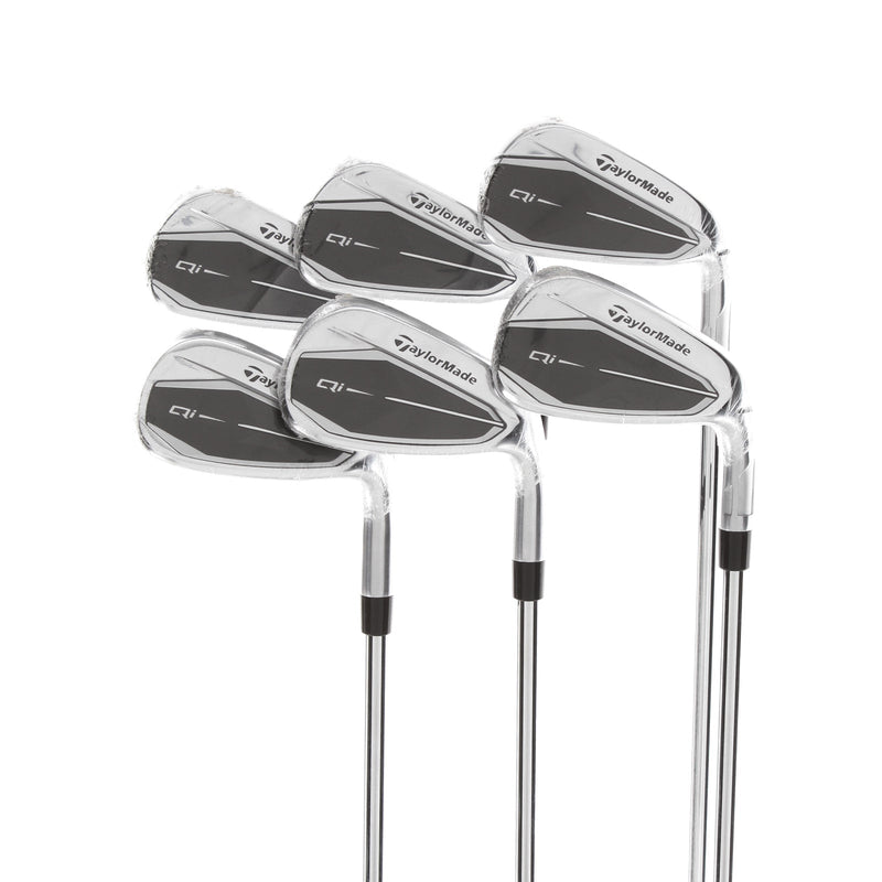 TaylorMade Qi Steel Mens Right Hand Irons 5-PW Regular - KBS Max 85
