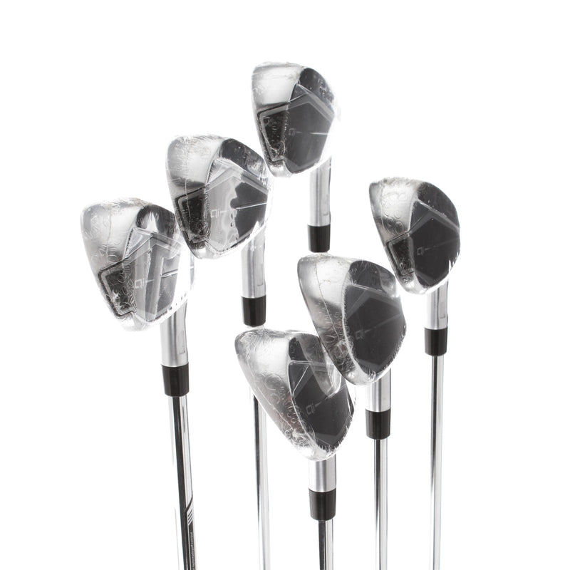 TaylorMade Qi Steel Mens Right Hand Irons 5-PW Regular - KBS Max 85
