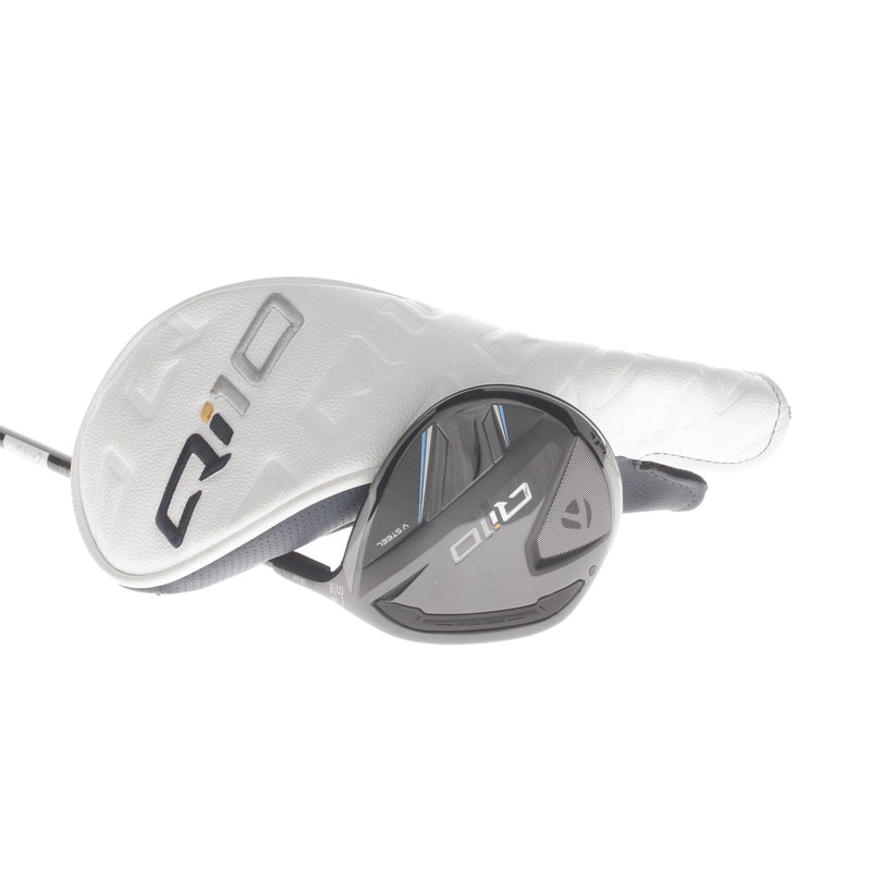 TaylorMade Qi10 Graphite Mens Right Hand Fairway 3 Wood HL 16.5* Extra Stiff - HZRDUS Smoke RDX Blue 70g