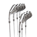 Wilson D7 Forged Steel Mens Left Hand Irons 4-PW Stiff - KBS $-Taper Lite 100