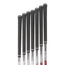 Wilson D7 Forged Steel Mens Left Hand Irons 4-PW Stiff - KBS $-Taper Lite 100