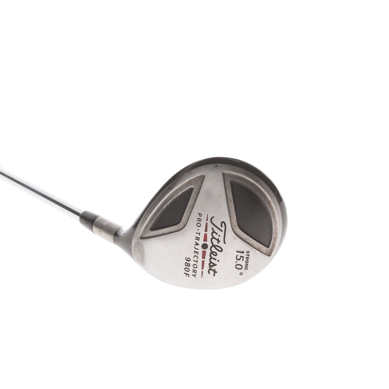 Titleist 980F Steel Mens Right Hand Fairway 3 Wood 15* Stiff - Dynamic Gold S300