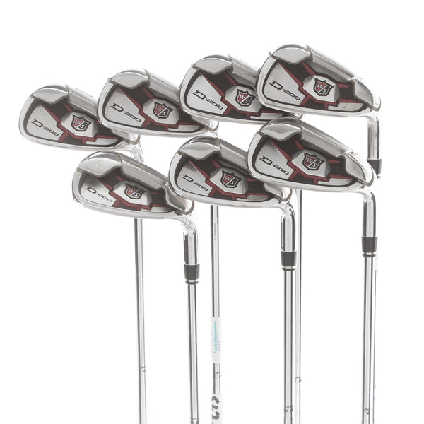 Wilson D200 Steel Mens Right Hand Irons 5-SW Uniflex - SL85