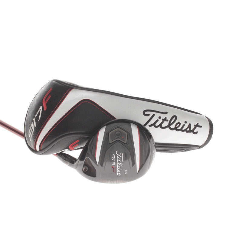 Titleist 913F Graphite Mens Right Hand Fairway 3 Wood 15* Stiff - Bassara 55 Hi