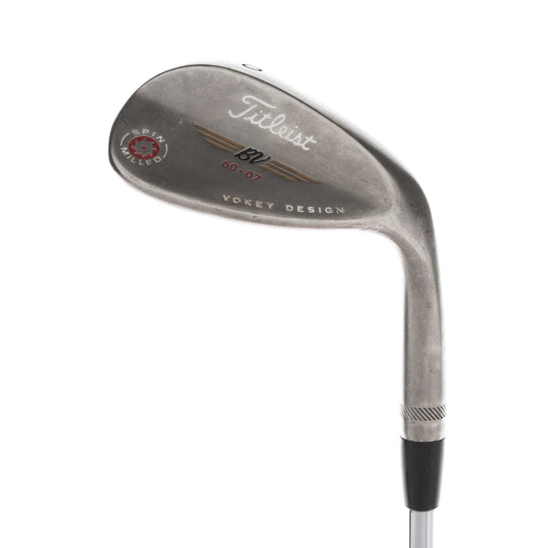 Titleist BV Vokey Spin Milled Steel Mens Right Hand Lob Wedge 60* 7 Bounce Wedge - Titleist