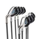 Callaway Hawkeye VFT Graphite Mens Left Hand Irons 4-SW Regular - Callaway System 75