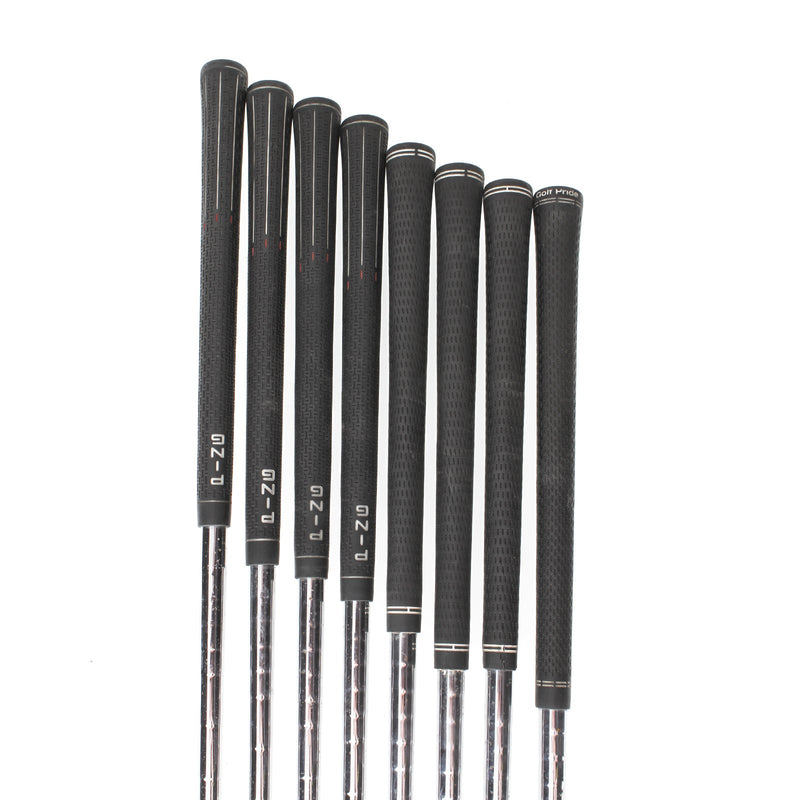 Ping S56 Steel Mens Right Hand Irons 3-PW Orange Dot 2.25* Flat Regular - Ping AWT