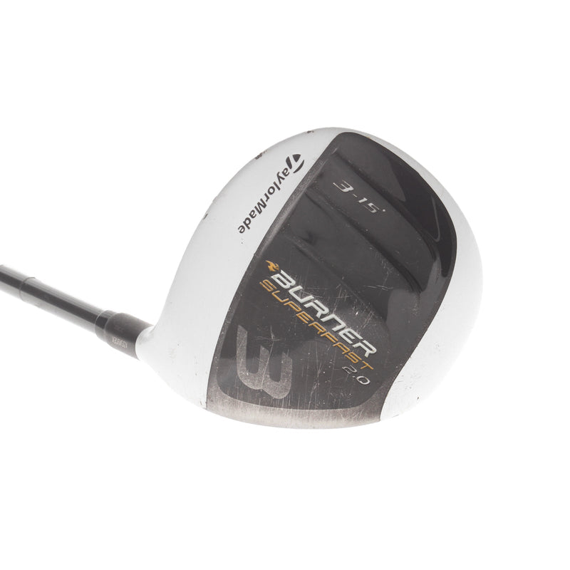 TaylorMade Burner 2.0 Graphite Mens Right Hand Fairway 3 Wood 15* Stiff - TaylorMade Burner Matrix Ozik