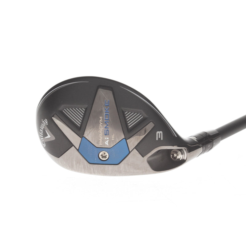 Callaway Paradym Ai Smoke HL Graphite Mens Left Hand 3 Hybrid 18* Senior - Cypher Sixty 5.5
