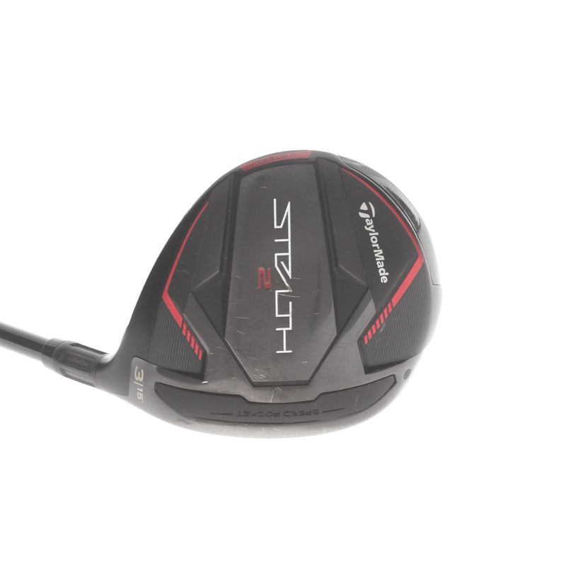 TaylorMade Stealth 2 Graphite Mens Right Hand Fairway 3 Wood 15* Regular - Ventus Red 5-R