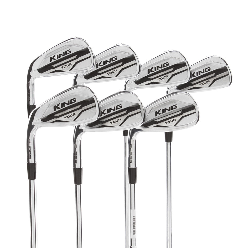 Cobra MIM Tour Steel Mens Left Hand Irons 4-PW Stiff - KBS $-Taper 120