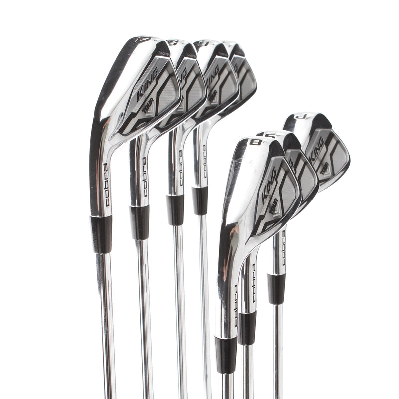 Cobra MIM Tour Steel Mens Left Hand Irons 4-PW Stiff - KBS $-Taper 120
