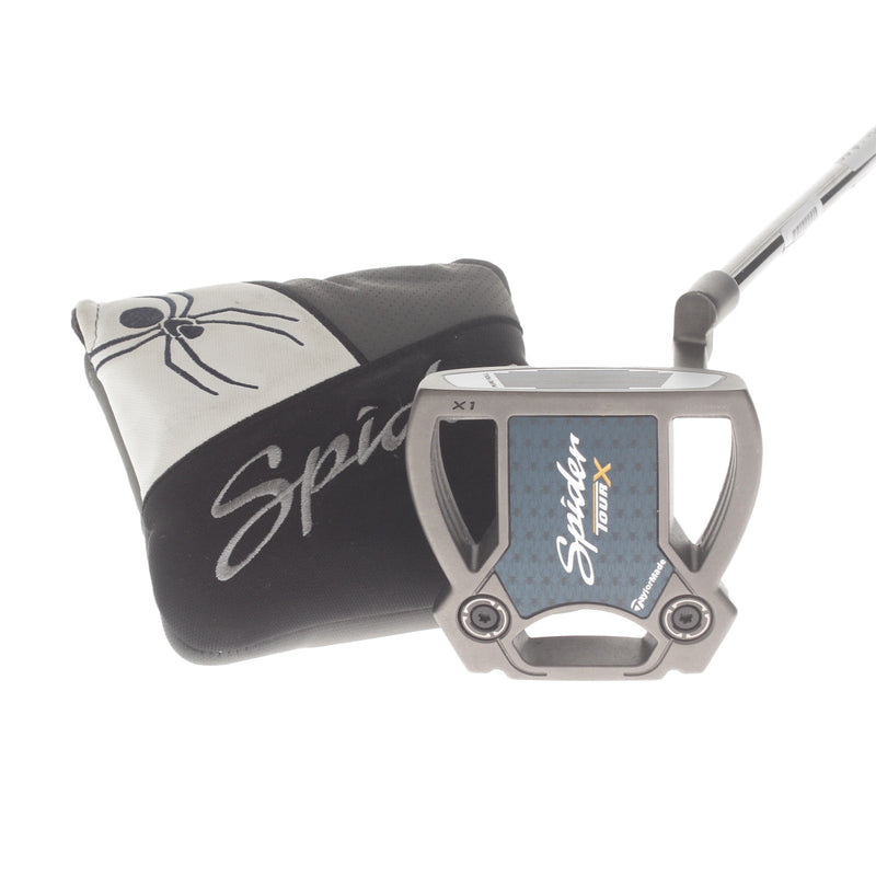 TaylorMade Spider Tour X L-Neck 2023 Mens Right Hand Putter 34" Mallet KBS TaylorMade - Super Stroke Pistol 1.0 Spider