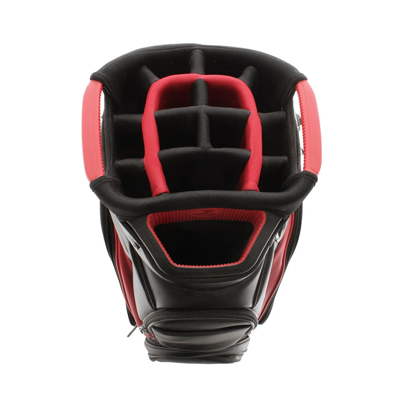 TaylorMade Deluxe '23 Cart Bag - Black/Red