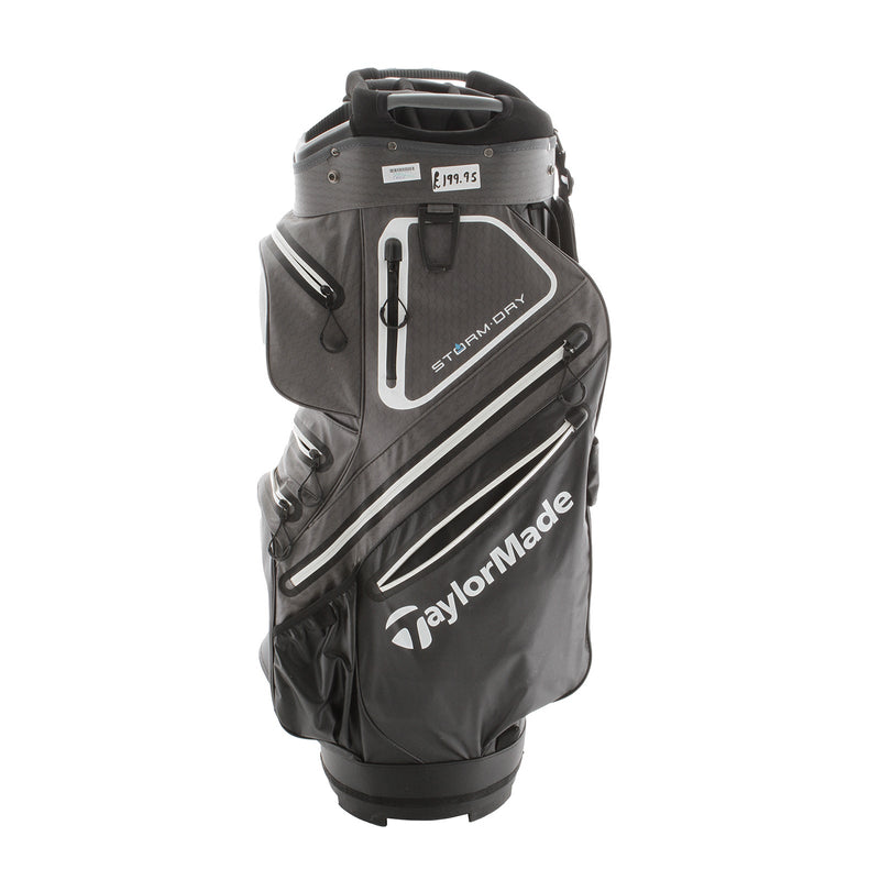 TaylorMade Storm Dry Cart Bag - Black/Grey/White