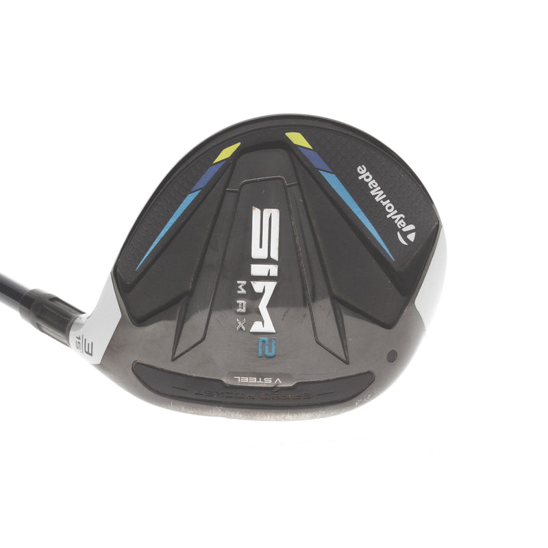 TaylorMade Sim Max 2 Graphite Mens Right Hand Fairway 3 Wood 15* Regular - Ventus Blue FW 5-R