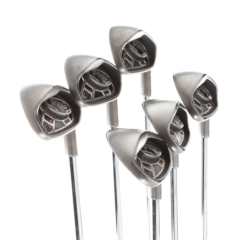 Ping G15 Steel Mens Right Hand Irons 6-SW Purple Dot 1.5* Flat Regular - Ping AWT